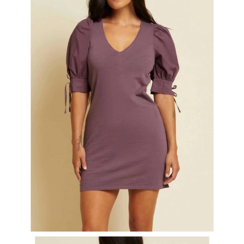 Nation LTD mirrim dress in frozen grape